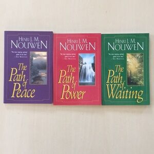 Henri J. M. Nouwen 3 Softcover Books Path of Peace Power Waiting Excellent